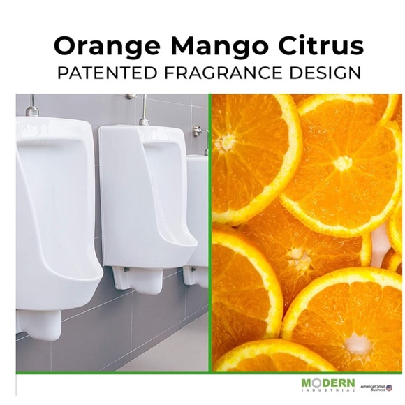 Urinal Screen, Mango (Orange) Scented (Pack of 10) - Picture 4 of 7